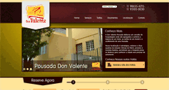 Desktop Screenshot of donvalentepousada.com.br