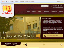 Tablet Screenshot of donvalentepousada.com.br
